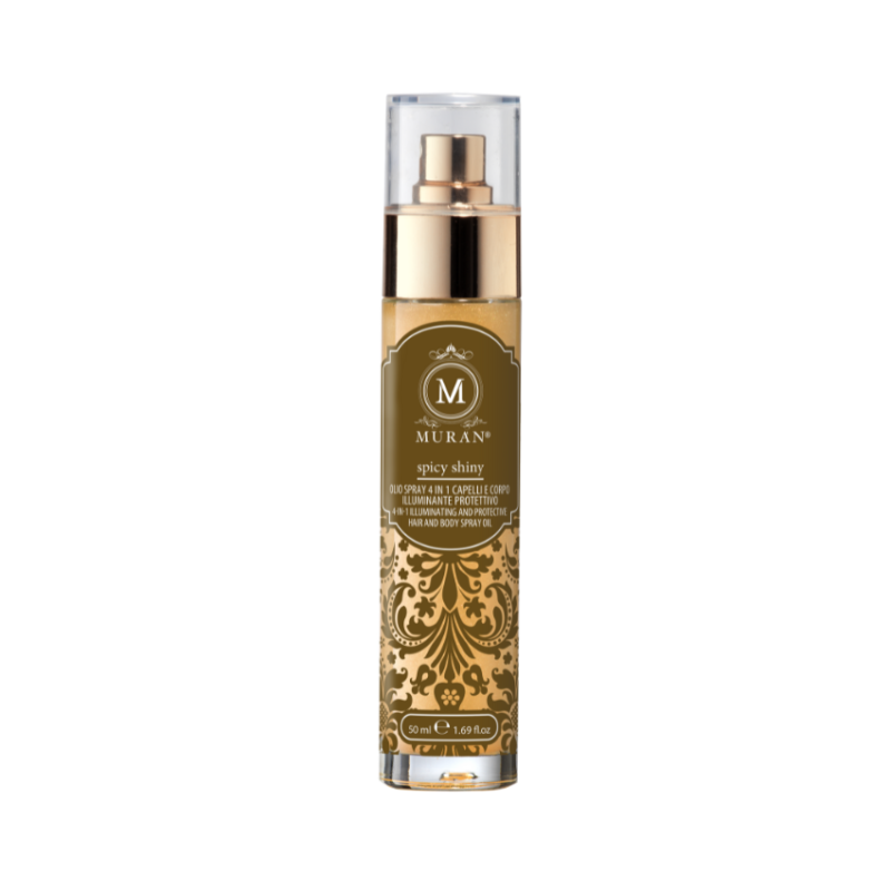 Spicy Shiny Олія-спрей 4-в-1 для захисту та сяйва волосся та тіла  50 мл / 1.69 fl.oz  фіксація 1 блиск 10